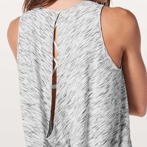 Lululemon Low Key Tank in Silver Tiger Space Dye size 10
